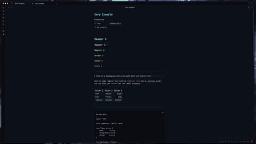 Sora Obsidian theme screenshot