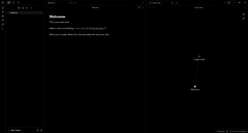 Black Obsidian theme screenshot