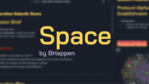 Space Obsidian theme screenshot