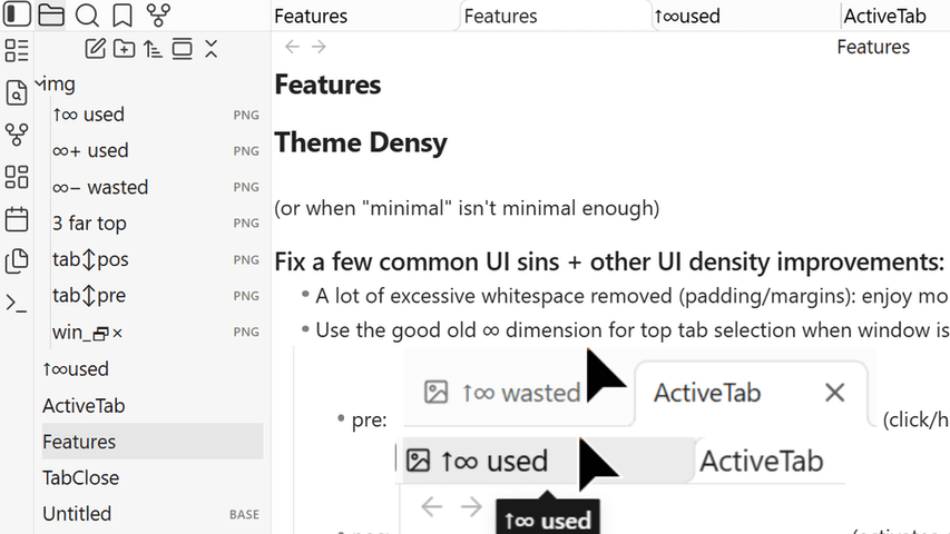 Densy Obsidian theme screenshot
