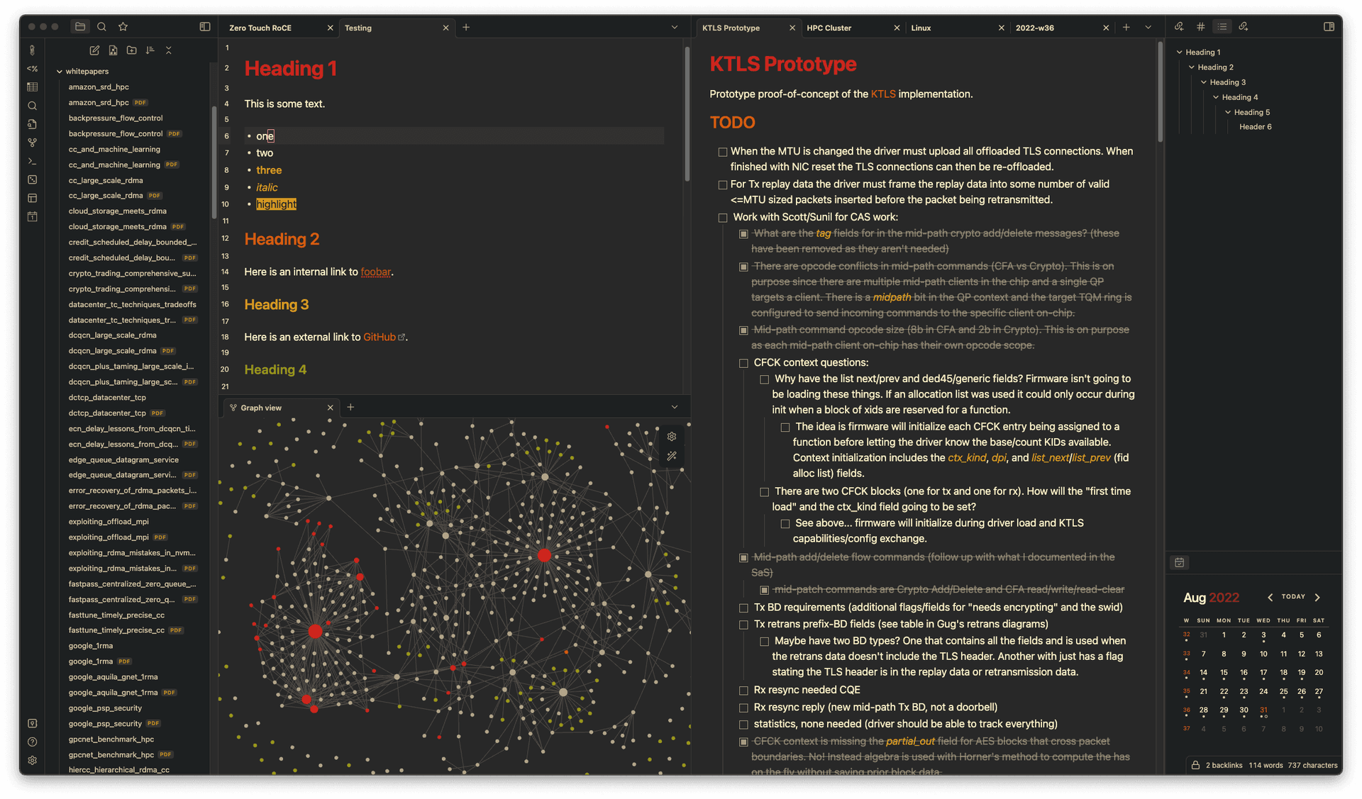 Obsidian gruvbox Obsidian theme screenshot