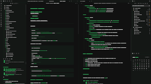 Terminal2K Obsidian theme screenshot