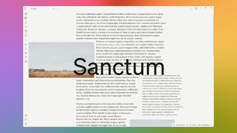Sanctum Obsidian theme screenshot