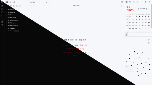 Pxld Obsidian theme screenshot