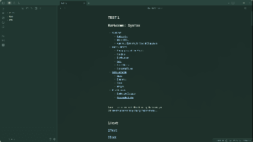 Harbor-dark Obsidian theme screenshot