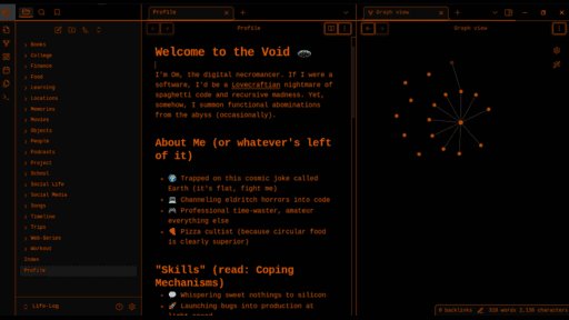 OISTNB Obsidian theme screenshot