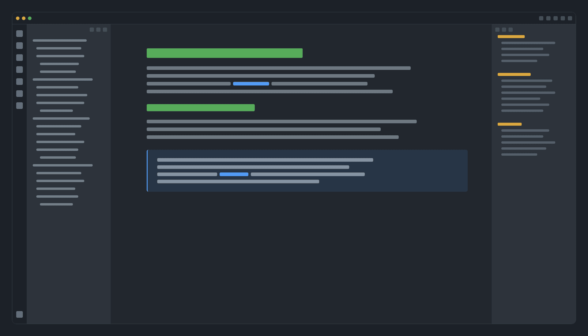 GitHub Dark Dimmed Obsidian theme screenshot
