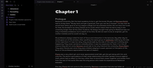 Gummy-Revived Obsidian theme screenshot