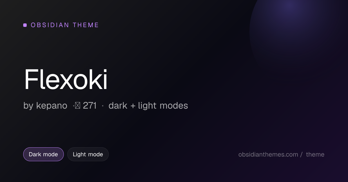 Flexoki Obsidian Theme